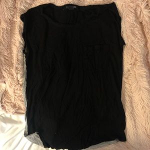 Two toned (black and grey) top